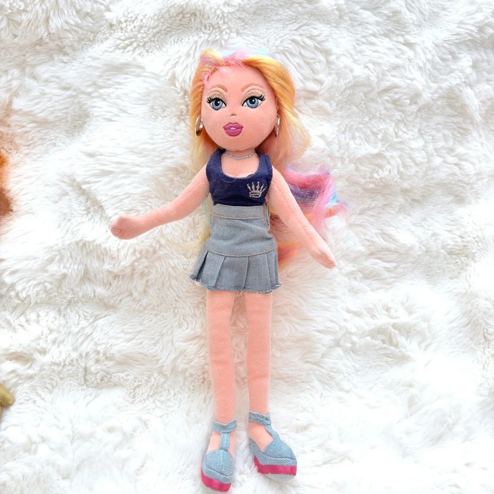 Ty Girlz‎ Plush Doll Lot Classy Carla & Cute Candy Collectible Fashion Dolls